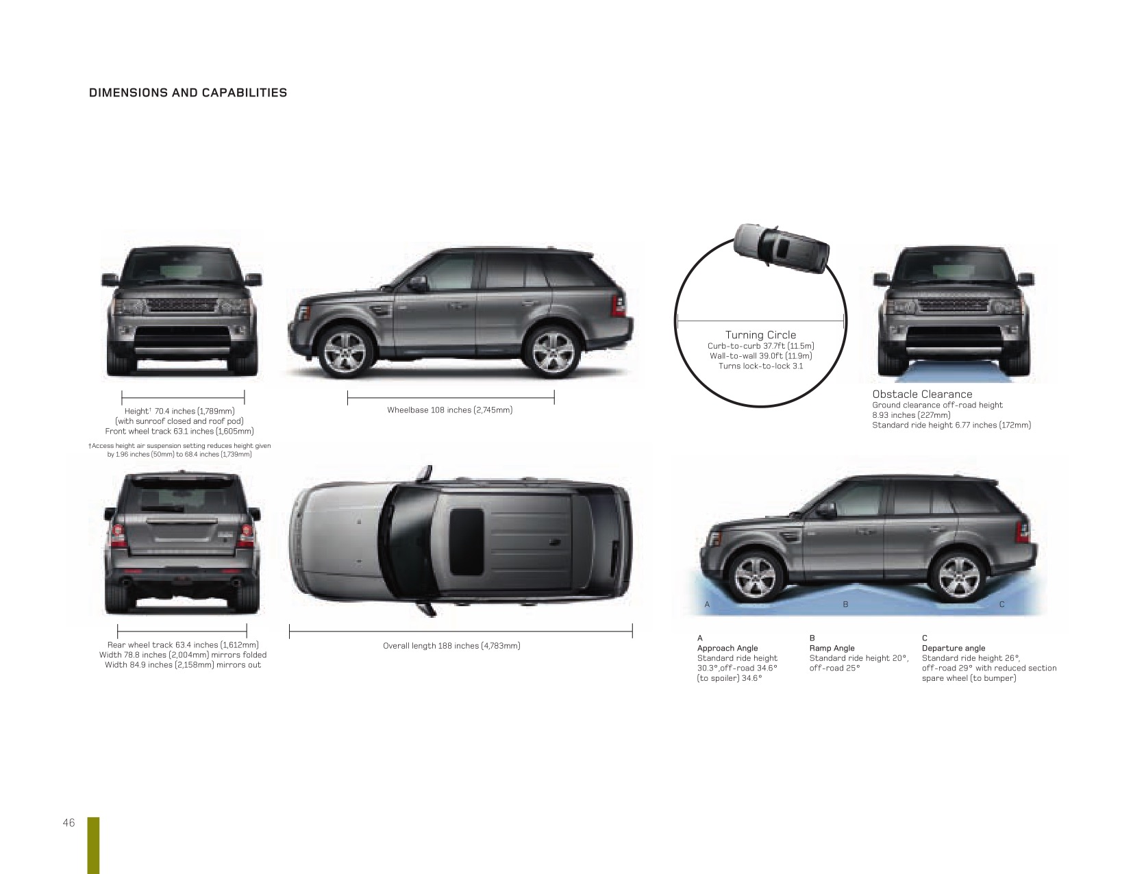 2010 Range Rover Sport Brochure Page 49